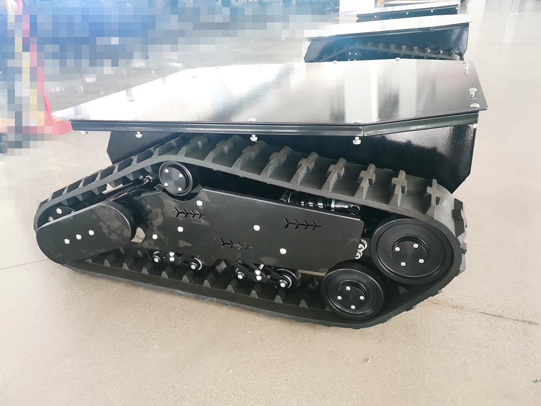 Safari - 880T Enhanced Security Patrol Inspection Crawler Tracked Robot Chassis
