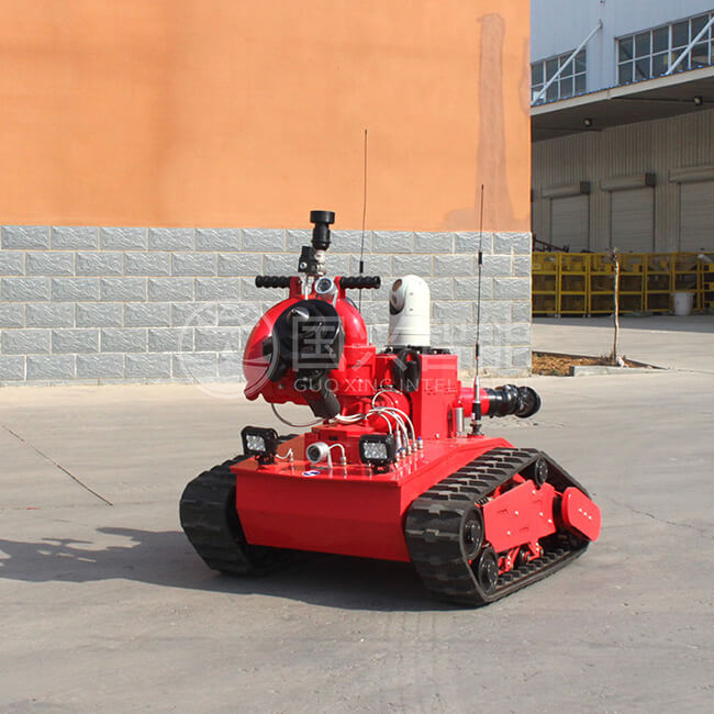 RXR-M40D-880T Electric Rubber Track Fire Fighting Robot Remote Control System