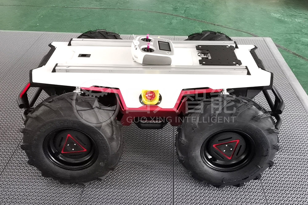 SV1000 Differential Driving Four-wheel Robot Platform Chassis for Patrol Inspection