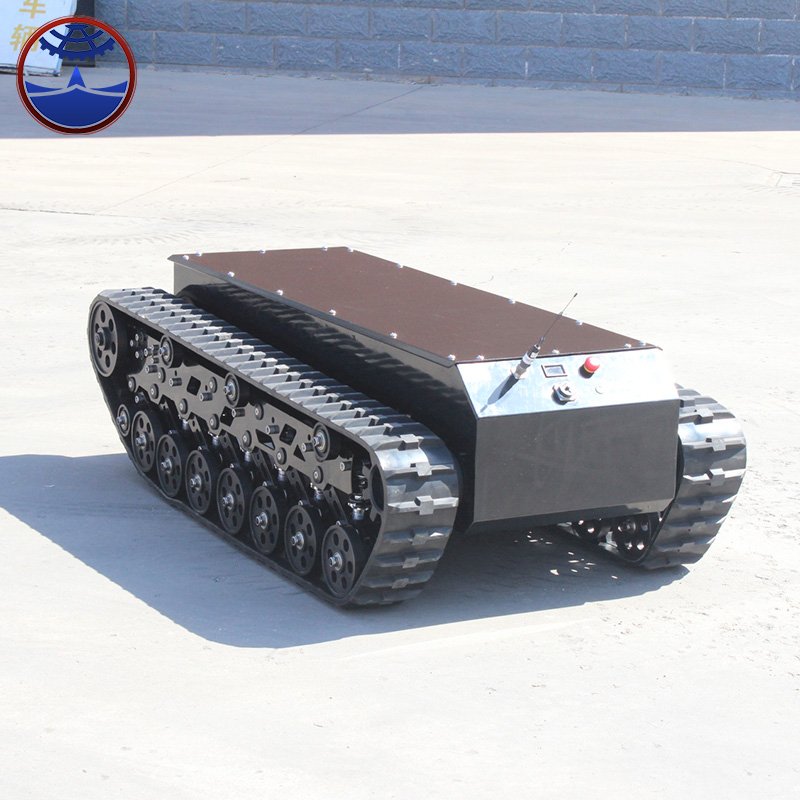 Mobile Rubber Tracked Mobile Robot Platform Chassis Safari - 900T Enhanced