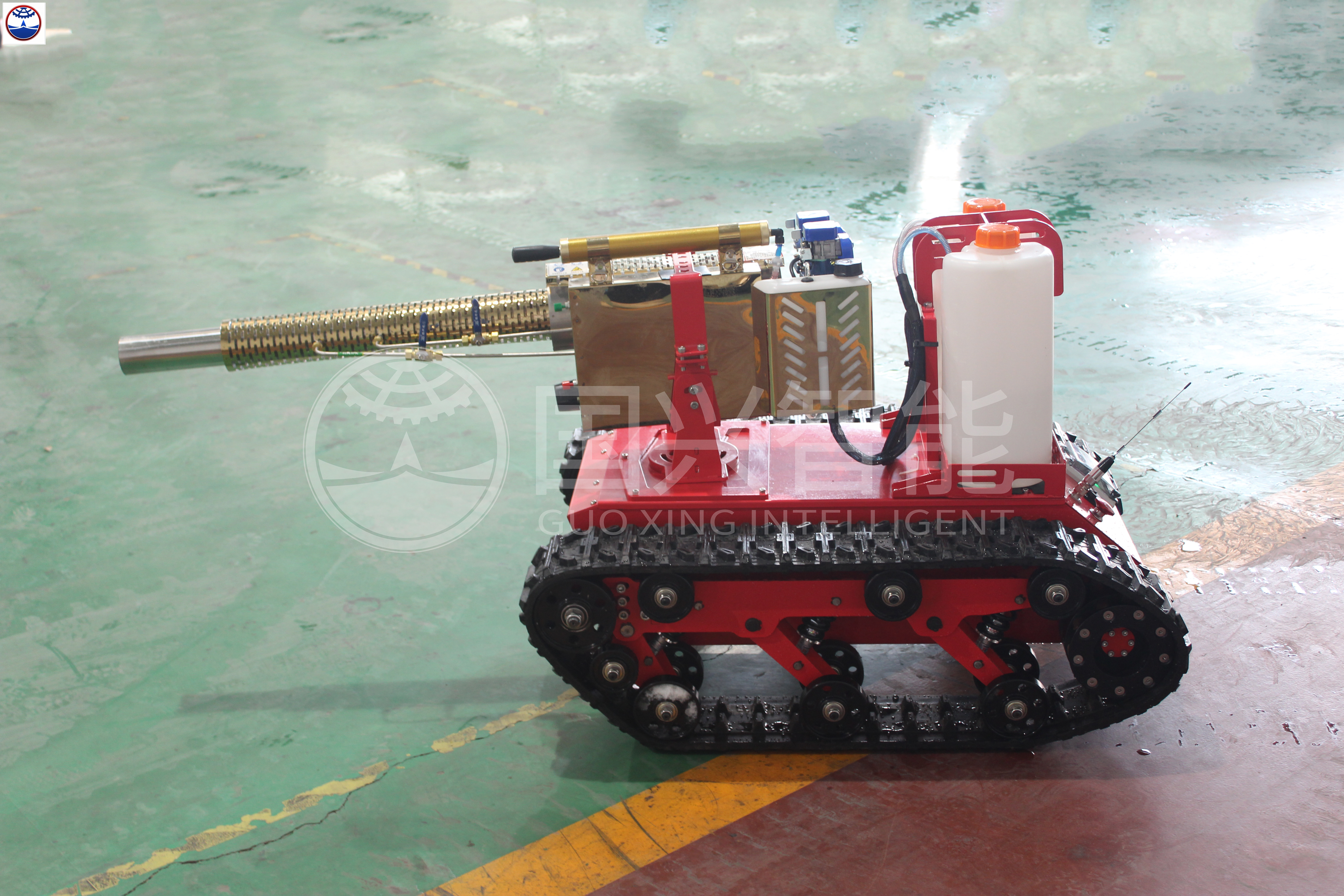 Disinfection robot chassis with electric
